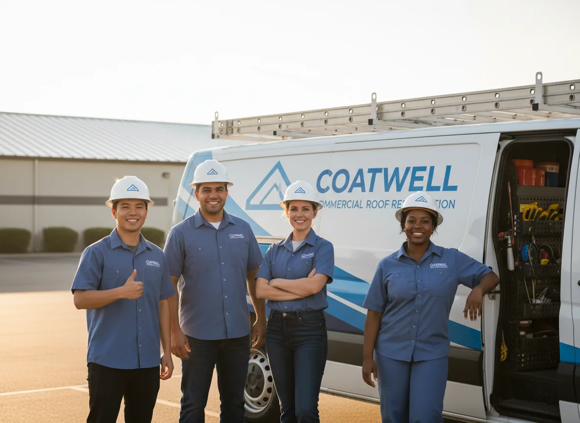 Commercial roof coating company in Stilwell, KS